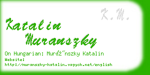 katalin muranszky business card